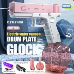 Summer Hot M416 vízipisztoly elektromos glock pisztoly lőjáték teljesen automata nyári strandjáték gyerekeknek gyerekeknek fiúkn