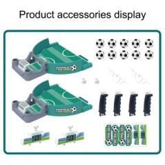 Futballasztal családi bulihoz Foci Társasjáték asztali interaktív focijátékok Gyerekek Fiúk Sport Kültéri hordozható játék Ajánd