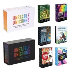 Új, második kiadású Unicorns Core társasjáték kártya és sárkányok NSFW Rainbow Uncut Legend kiegészítő csomag