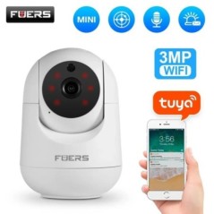 Fuers 3 MP WiFi kamera Tuya Smart Home beltéri vezeték nélküli IP megfigyelő kamera mesterséges intelligencia észlelés automatik