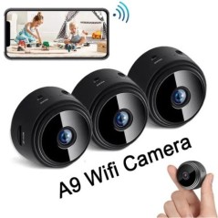 Mobil A9 1080P HD Wifi Mini kamera Megfigyelő kamerák Érzékelő Videokamera Web Videó Okos otthoni biztonság Vezeték nélküli bizt