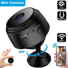 Mobil A9 1080P HD Wifi Mini kamera Megfigyelő kamerák Érzékelő Videokamera Web Videó Okos otthoni biztonság Vezeték nélküli bizt