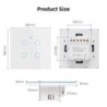 WiFi Smart Switch EU Light Wall Touch Switch 220V Neutral Wire Tuya Smart Life Work with Alexa Google Home 1/2/3/4 Gang