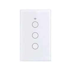 Tuya Smart Life Light Switch WiFi Touch Sensor Smart Switch App távirányító Nincs semleges vezeték 110V 220V Alexa Google Home