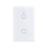 Tuya Smart Life Light Switch WiFi Touch Sensor Smart Switch App távirányító Nincs semleges vezeték 110V 220V Alexa Google Home