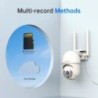 Lenovo 3MP 5MP PTZ WIFI IP kamera Audio CCTV megfigyelő Smart Home Outdoor 4X digitális zoom színes Éjszakai látás Vízálló