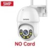 Lenovo 3MP 5MP PTZ WIFI IP kamera Audio CCTV megfigyelő Smart Home Outdoor 4X digitális zoom színes Éjszakai látás Vízálló