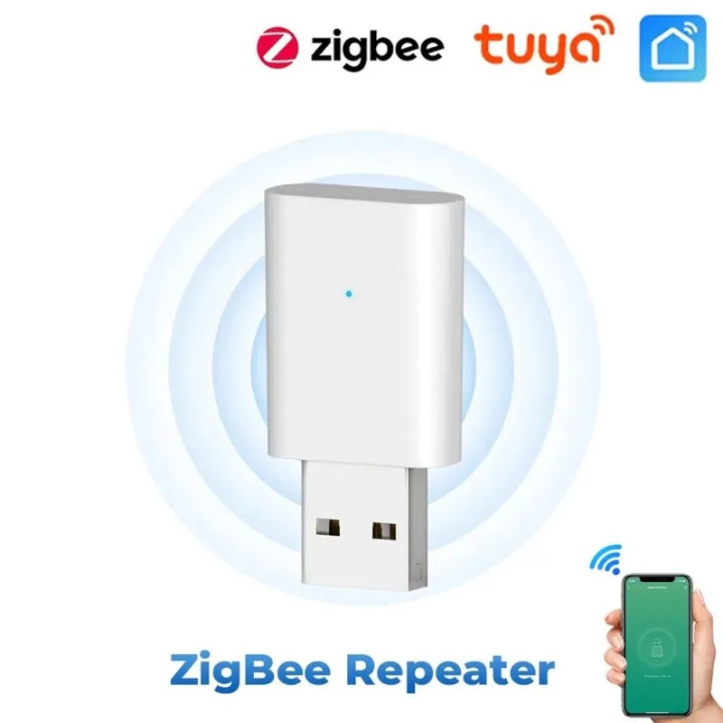 Tuya ZigBee USB jelismétlő jelerősítő hosszabbító az intelligens élethez ZigBee Gateway Smart Home Devices Assistant Automation