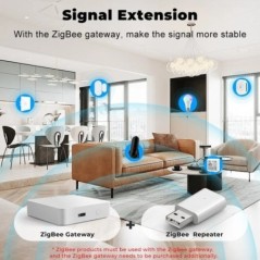 Tuya ZigBee USB jelismétlő jelerősítő hosszabbító az intelligens élethez ZigBee Gateway Smart Home Devices Assistant Automation