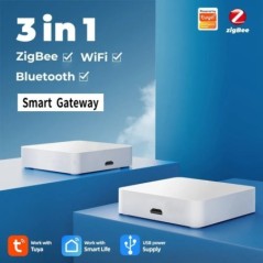 Tuya ZigBee Multi-mode Gateway Hub Smart Home WiFi Bridge Bluetooth Mesh Smart Life távirányító működik az Alexa Google Alice sz