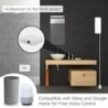 MOES Tuya ZigBee Wireless Gateway Hub Vezetékes Multi-mode Bridge Bluetooth távirányító Mesh Smart Life APP Alexa Google Home