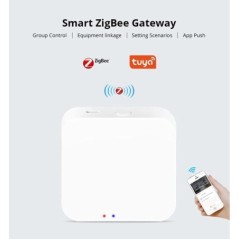 A Tuya Zigbee 3.0 Gateway Hub Smart Home Wireless Bridge Smart Life APP távirányítós automatizálási eszköz együttműködik az Alex