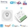 Tuya 2gang Wifi Switch DIY Smart Switch 10A/16A Voice Remote Control Breaker működik az Alexa és a Google Home Yandex Alice szol