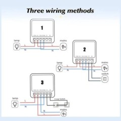 Tuya 2gang Wifi Switch DIY Smart Switch 10A/16A Voice Remote Control Breaker működik az Alexa és a Google Home Yandex Alice szol