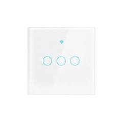 Tuya Wifi EU intelligens kapcsolók 1/2/3/4Gang érintőfénykapcsoló fali érzékelő 433mhz RF kapcsolók Smart Life for Alexa Google 