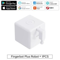 Tuya Zigbee Bluetooth Fingerbot Plus Robot gomb nyomókapcsoló Bot Okos Otthon Dolgozzon az Alexa Google Home Smart Life alkalmaz