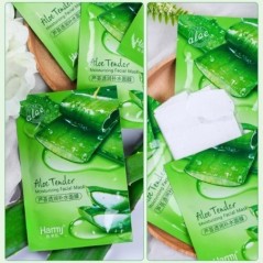 10db Természetes Aloe Vera Arcmaszkok Bőrápoló Hidratáló Brightening Korean Mask Face Lifting Visage Arcmaszk a Szépségért