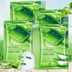 10db Természetes Aloe Vera Arcmaszkok Bőrápoló Hidratáló Brightening Korean Mask Face Lifting Visage Arcmaszk a Szépségért