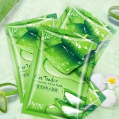 10db Természetes Aloe Vera Arcmaszkok Bőrápoló Hidratáló Brightening Korean Mask Face Lifting Visage Arcmaszk a Szépségért