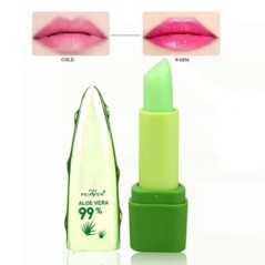 99% ALOE VERA Hidratáló Lips Batom Jelly Rúzs Hosszantartó Hőmérsékletváltó Színű Rúzs Smink