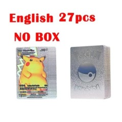 Új 27-55db Pokemon kártyák Arany Ezüst Vmax GX Card Charizard Pikachu Ritka Gyűjtemény Battle Trainer Card Box Gyerekjátékok Ajá