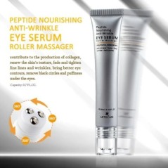 ARTISCARE Anti Dark Circles Eye Serum Peptid Anti Wrinkles Eye Bags Hialuronsavas krém görgős masszírozó szemkörnyékápoló