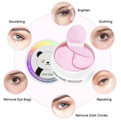 240pcs120pairs Eye patches Hyaluron Acid & Gold & Seaweed & Black Pearl Anti Wrinkle Dark Circles Crystal Collagen Gel Eye Mask