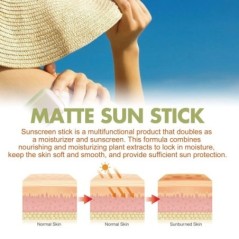 3 db szett Fényvédő Korea Body Face Sun Block Stick Essence Anti-UV SPF50+PA+++ Hidratáló női napozó bőrápoló termékek