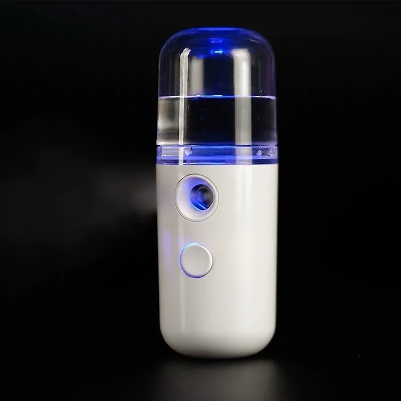 30 ml-es mini párásító, hordozható újratölthető kis vezeték nélküli nano személyes arcpermetező Cool Mist Maker Fogger párásító