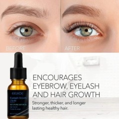 Seven Days Eyelash Fast Growth Solution Thicken Eyelashes Natural Curl Enlarge Eyes Eyelash Szemöldök Szérum Kozmetika 2023 Új