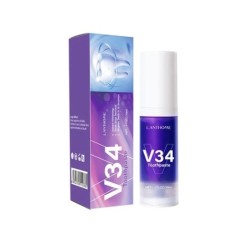 V34 Mousse 50ml Fogtisztító fogkrém Fogtisztító Hatékony fehérítő fogkrém Sárga fogak eltávolító fogfolt szájon át