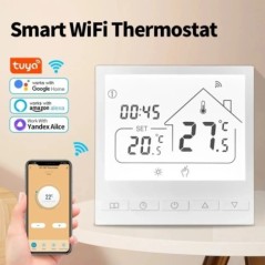 Tuya WiFi intelligens termosztát hőmérséklet-szabályozó elektromos padlófűtéshez víz/gáz kazán hőmérséklet Google Home Alexa