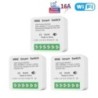 16A Tuya WiFi Smart Switch kétirányú vezérlés energiafigyelő kapcsolóval Mini Smart Breaker Intelligens életvezérlés Alexa a Goo