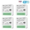 16A Tuya WiFi Smart Switch kétirányú vezérlés energiafigyelő kapcsolóval Mini Smart Breaker Intelligens életvezérlés Alexa a Goo