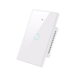 Tuya Smart Life Wifi Touch Light kapcsoló Vezeték nélküli távirányító LED fénykapcsolók Nincs szükség semleges vezetékre 1-4 Gan