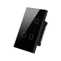 Tuya Smart Life Wifi Touch Light kapcsoló Vezeték nélküli távirányító LED fénykapcsolók Nincs szükség semleges vezetékre 1-4 Gan