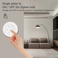 Tuya ZigBee intelligens gombos kapcsoló dimmer eltávolítható vezeték nélküli jelenet összekötő nyomógombos fényautomatika forgat