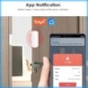 IHSENO ZigBee ajtó ablak érzékelő, Tuya Smart Life App Otthonbiztonsági védelem riasztórendszer Alexa Google Asszisztenshez