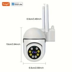 Tuya Smart 2.4G WiFi beltéri kamera intelligens otthoni biztonsági videó megfigyelő támogatás kétirányú audió mobil mozgás