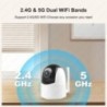 Tuya WiFi kamera kültéri 2K 4MP 5G Wifi megfigyelő kamerák Ai Tracking Smart Home Security Protection CCTV IP kamera Alexa Googl