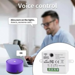 WiFi fénykapcsoló Tuya Smart Home Smart Life RF433Mhz vezeték nélküli APP Hangvezérlés Okos otthoni munka a Google Home segítség