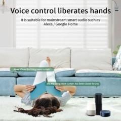 Tuya WiFi Smart Curtain Switch Controllers Roller Redőny Motor Smart Life APP Távirányító Alexa Google Home Voice Con