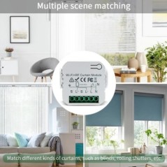 Tuya WiFi Smart Curtain Switch Controllers Roller Redőny Motor Smart Life APP Távirányító Alexa Google Home Voice Con