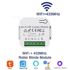 Tuya WiFi Smart Curtain Switch Controllers Roller Redőny Motor Smart Life APP Távirányító Alexa Google Home Voice Con