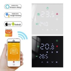 Smart Temperature távirányító M3H Tuya WiFi termosztát 3A 16A LCD kijelző érintőképernyő víz/elektromos padló/gáz kazánhoz