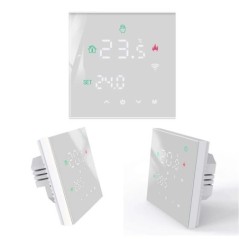 Smart Temperature távirányító M3H Tuya WiFi termosztát 3A 16A LCD kijelző érintőképernyő víz/elektromos padló/gáz kazánhoz