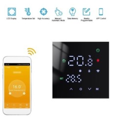 Smart Temperature távirányító M3H Tuya WiFi termosztát 3A 16A LCD kijelző érintőképernyő víz/elektromos padló/gáz kazánhoz