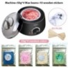 200CC Wax Heater melegítő szőrtelenítő gép kéz lábhoz Body SPA epilátor paraffin viasz edény + viaszbab + fa pálcikák