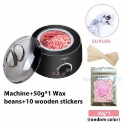 200CC Wax Heater melegítő szőrtelenítő gép kéz lábhoz Body SPA epilátor paraffin viasz edény + viaszbab + fa pálcikák