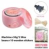 200CC Wax Heater melegítő szőrtelenítő gép kéz lábhoz Body SPA epilátor paraffin viasz edény + viaszbab + fa pálcikák